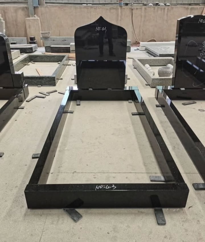 AB. BLACK GRANITE MONUMENTS 